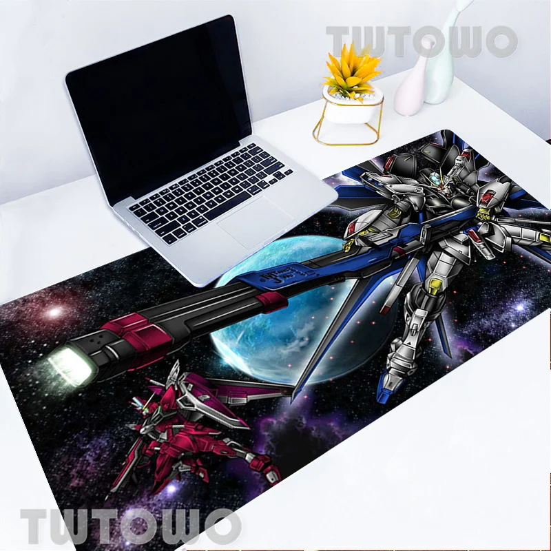 

Коврик для мыши Gundam 80x30 Tapetes Kawaii игровые аксессуары мини-ПК скорость клавиатуры компьютерный Настольный коврик для мыши 900x400 мм Xl