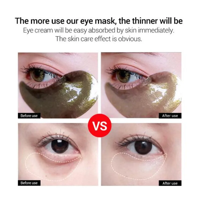 LANBENA гидрогелевые патчи с черным жемчугом под глазами для глаз лица против морщин