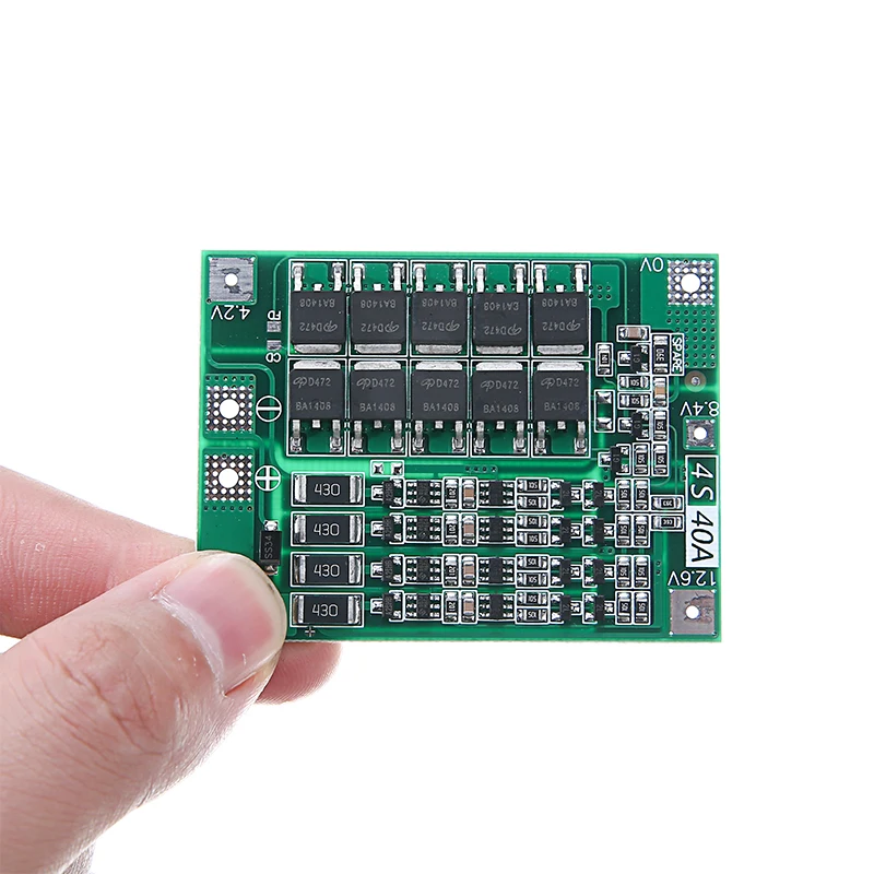 Интегральные схемы 1 шт. плата защиты BMS от литий ионных аккумуляторов 18650 с