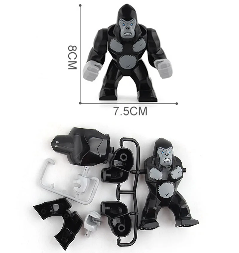 

Animal building blocks crocodile cows sharks panthers tigers children's enlightenment doll early education building blocks toys