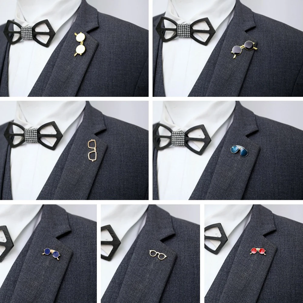 Модные эмалевые дизайнерские булавки и броши для солнцезащитных очков Мужские
