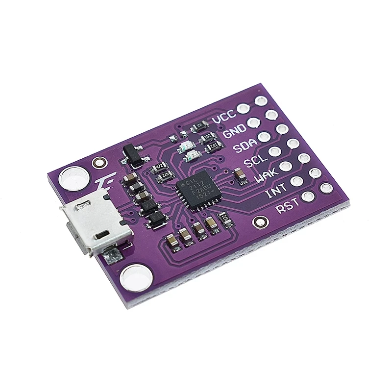 CP2112 плата отладки USB к SMBus I2C коммуникационный модуль 2 0 MicroUSB 2112 оценочный комплект
