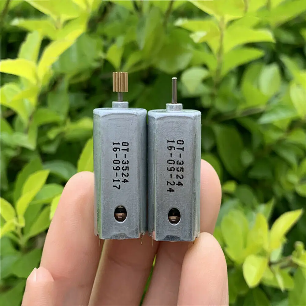Mini 050-3524 мотор DC3V-5V 28500 об/мин высокоскоростная Угольная щетка высокий крутящий момент Сильный магнитный бесшумный микромотор Игрушечная машина лодка модель