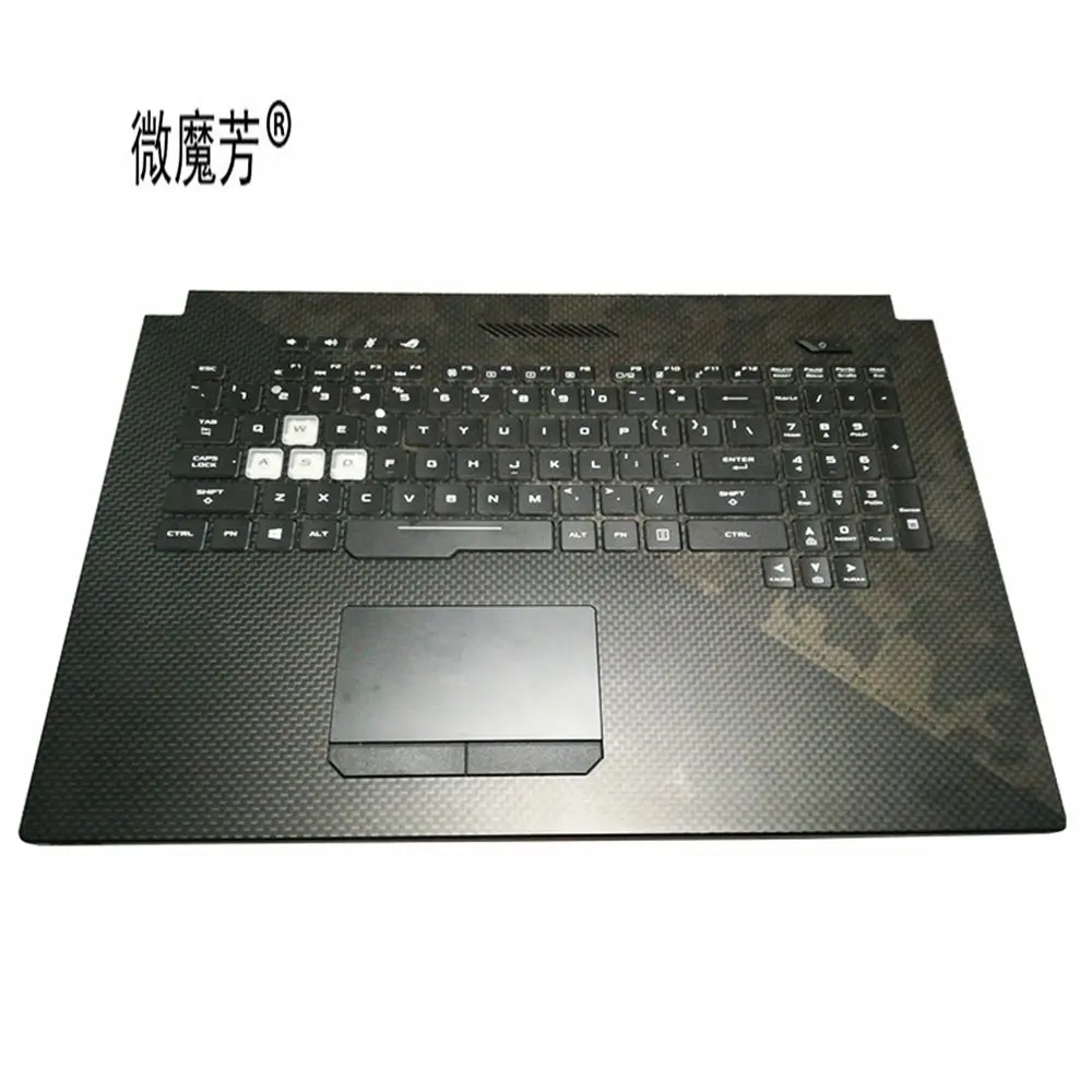 

США клавиатура с подсветкой для ASUS ROG Strix Scar II, GL704, GL704S7CM, GL704GM, GL704GV, чехол для телефона, верхняя крышка