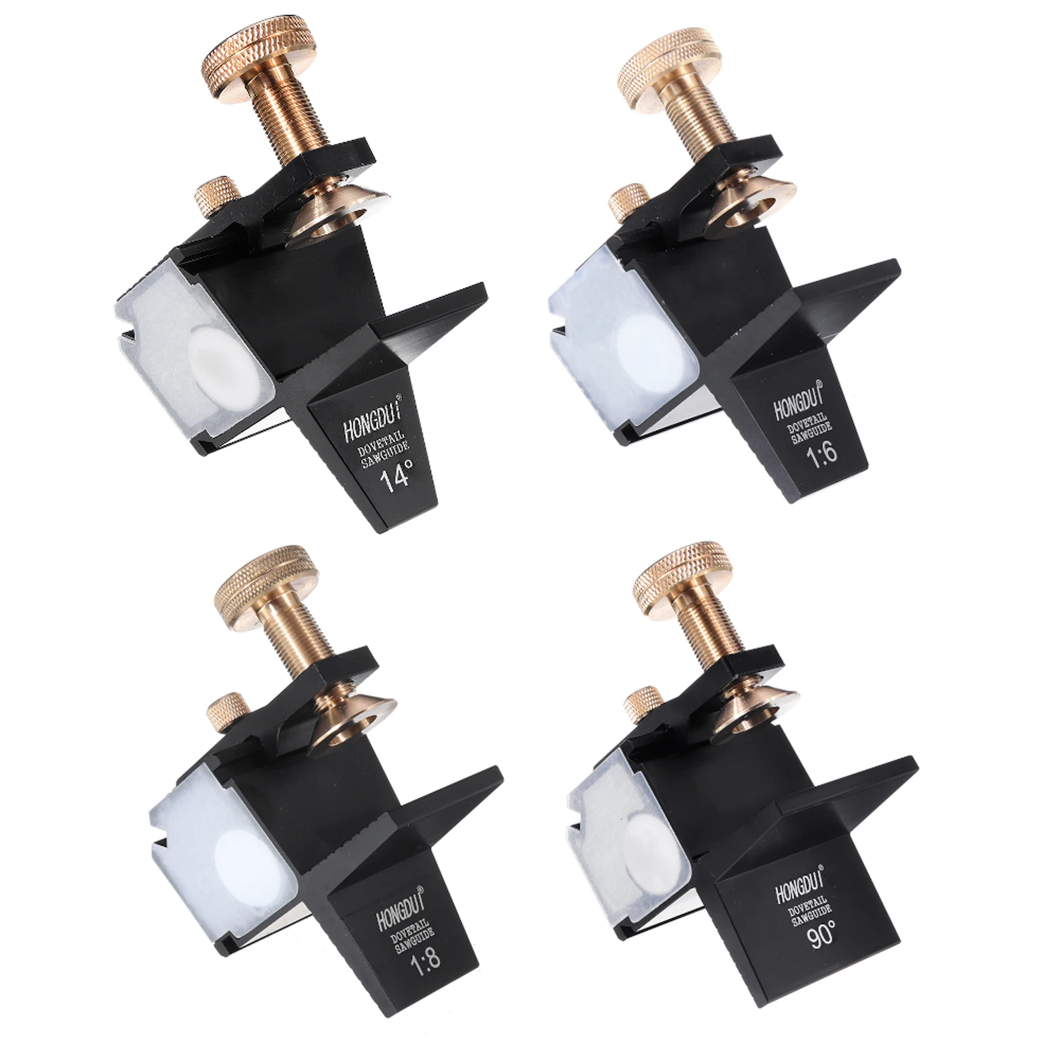 Набор направляющих для пилы Ласточкин хвост комплект из 4 магнитных столярных