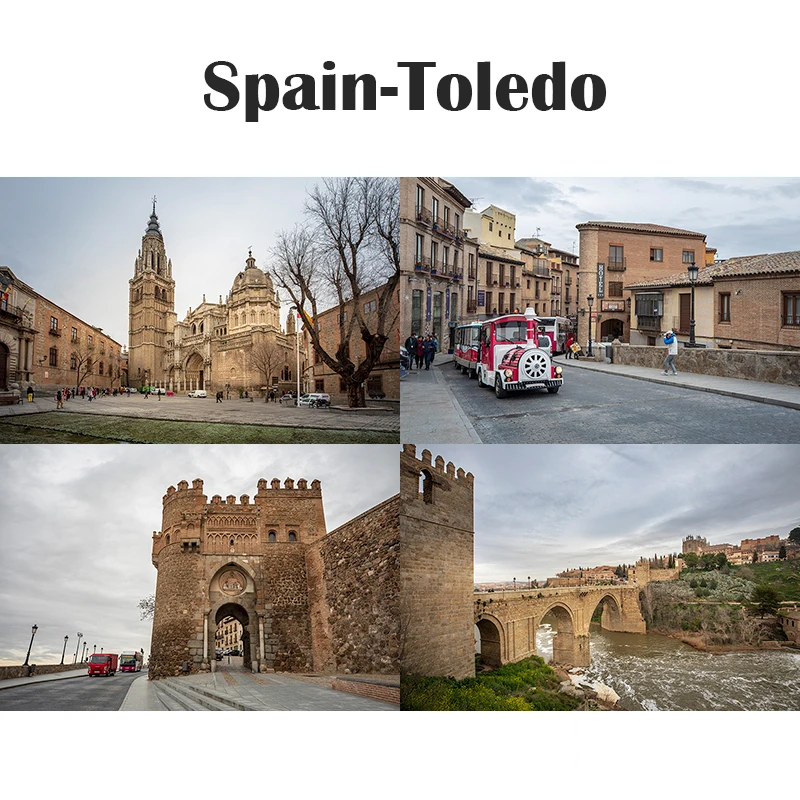 Испания-Толедо деревянные головоломки 1500 частей взрослые дети пейзаж Обучающие