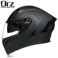 2020 latest motorcycle helmet voyage racing dual lens helmet interior visor dot approved safety modular flip
