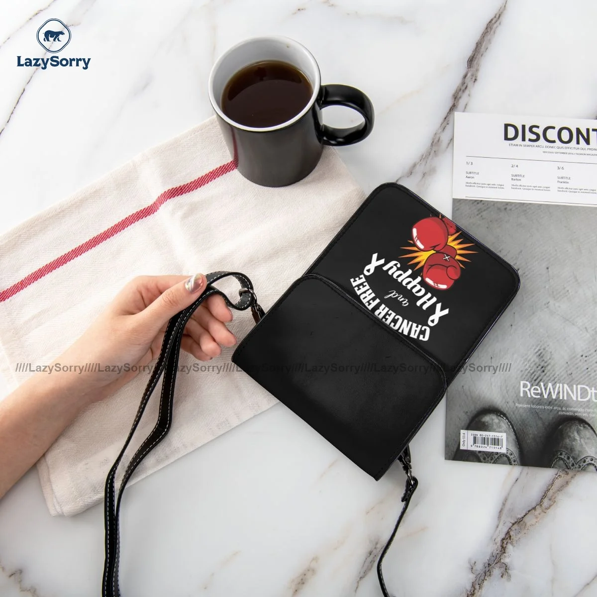 

Love Hate Shoulder Bag Travel Woman Mobile Phone Bag Gift Funny Leather Bags