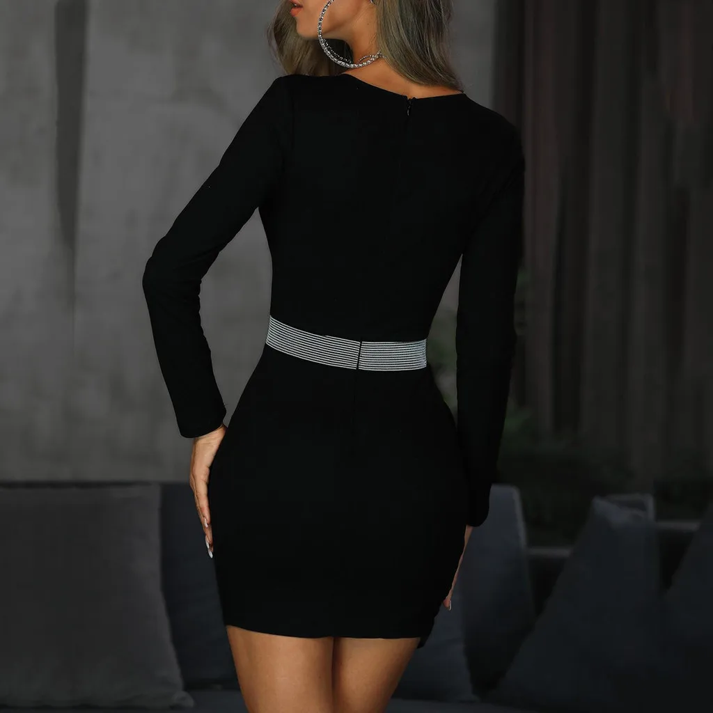 Женский костюм-блейзер офисное платье с глубоким v-образным вырезом вечернее