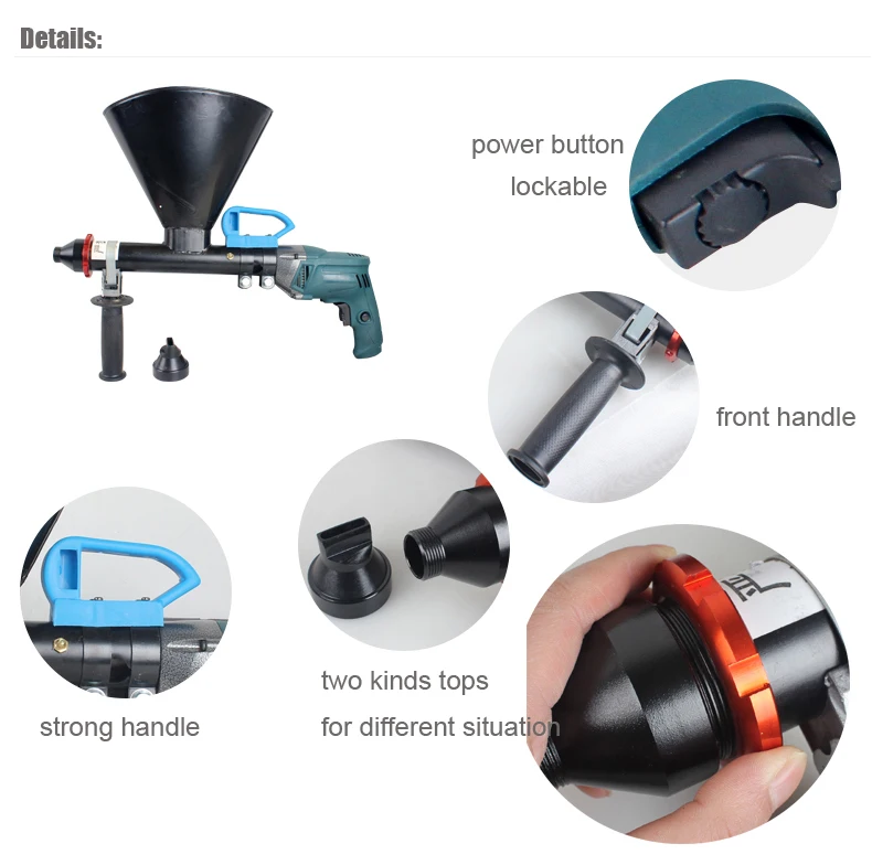 Пистолет для наполнения цементом Электрический наполнитель зазора строительный