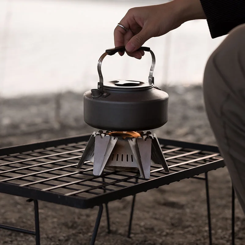 

Alcohol Stove Stand Rack Spirit Burner Base Bracket Stainless Steel Rack Outdoor Windproof Alcohol Burner Stove Picnic Cooking