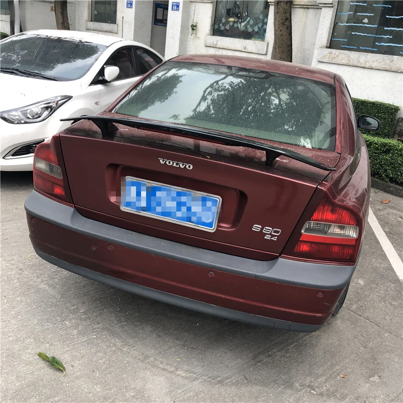 Универсальный Спойлер для Volvo S80 2006 2016 высокое качество абс материал заднее крыло