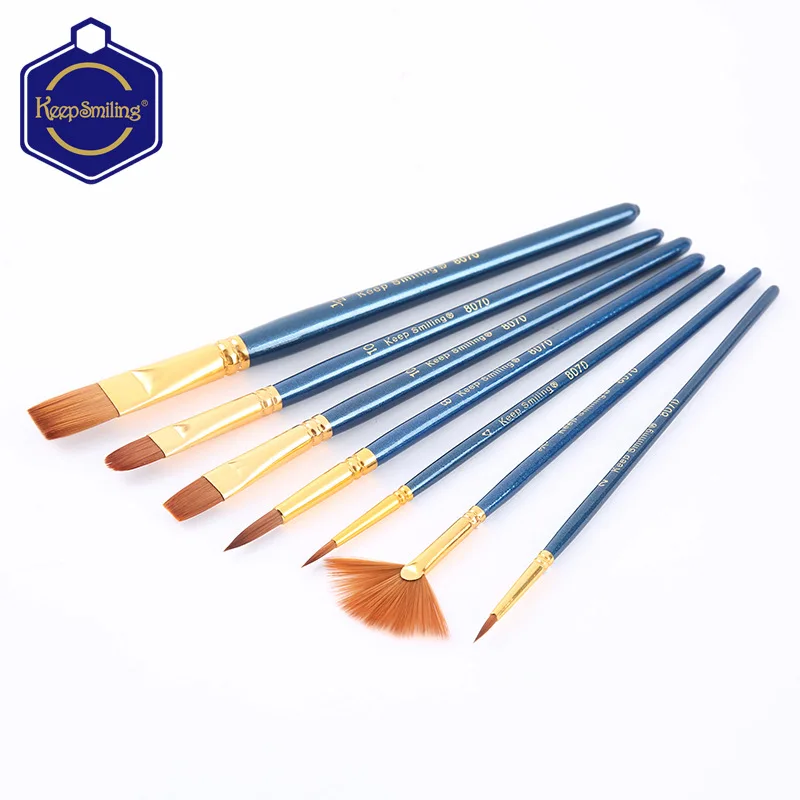 

2020 Новый стиль 7 павлиний синий комбинация Акварельная ручка пропиленовая масляная живопись ручка креативная фотография рамка оптовая про...