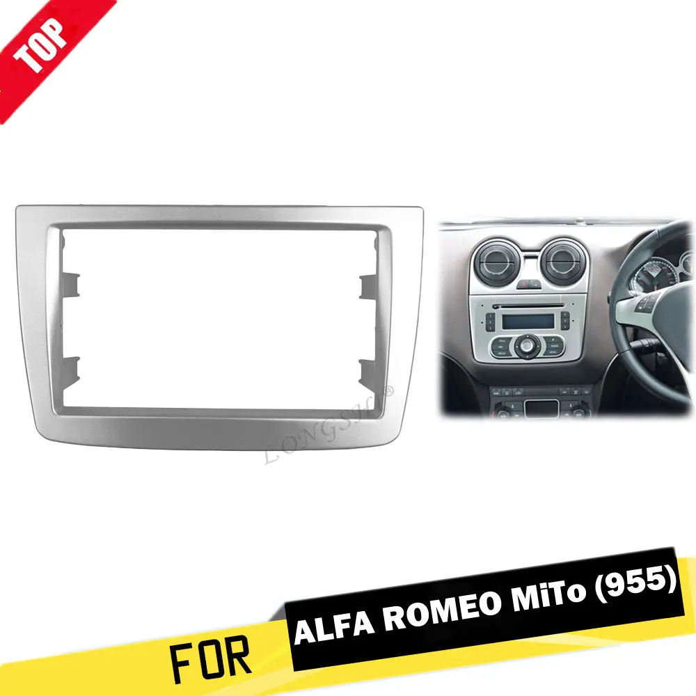 Двойная Din Fascia Для ALFA ROMEO MITO радиоустановка рамка DVD стерео панель крепление для