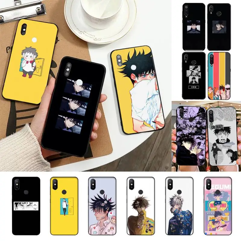 

Fushiguro Megumi Phone Case Back Cover For Xiaomi Redmi Note 7 5 8A Note8pro 9Pro 8T TPU Coque for Redmi9 Capa