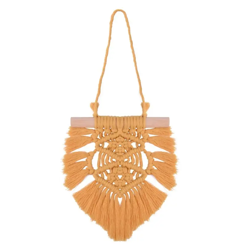 Настенный декор для детской комнаты из хлопка с кисточками ручной работы макраме