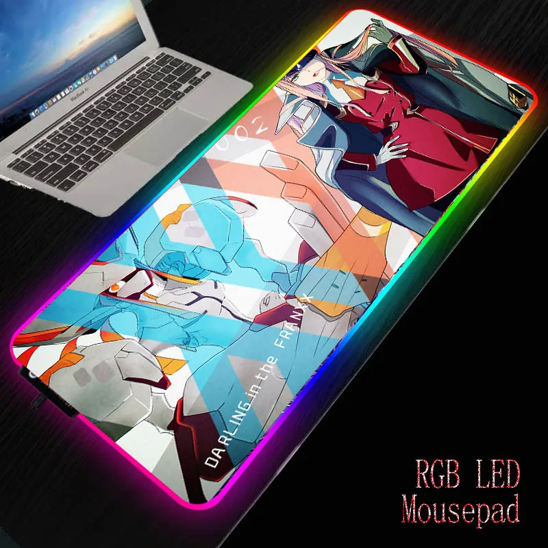 

Большой светящийся коврик для мыши в стиле аниме, с подсветкой