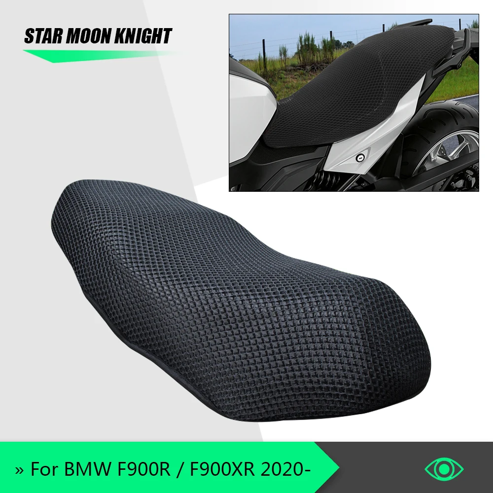 For BMW F900R F900XR Motorcycle Accessories Rear Seat Cowl Cool Cover 3D Mesh Net Waterproof Sunproof Protector 2020 2021