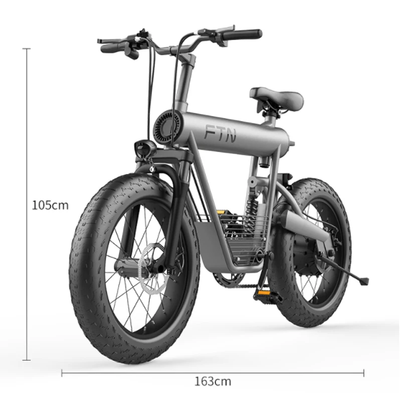 Bestellen 20 Zoll Fett Reifen Elektrische Fahrrad Hohe Geschwindigkeit Kreuz-land Elektrische Fahrrad Lithium-batterie Mountainbike Strand Motorrad