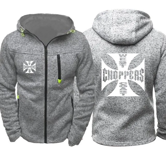 

Spring Autumn Sweatshirt West Coast Choppers Hoodies Men Streetwear Fleece Zipper Hooded Jacket Hip Hop Harajuku Tracksuit