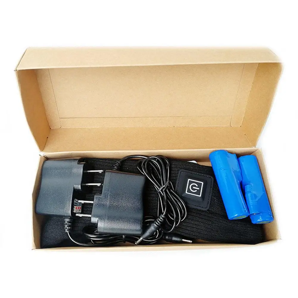 Зимние теплые носки для ног хлопковые с подогревом спортивные лыжные