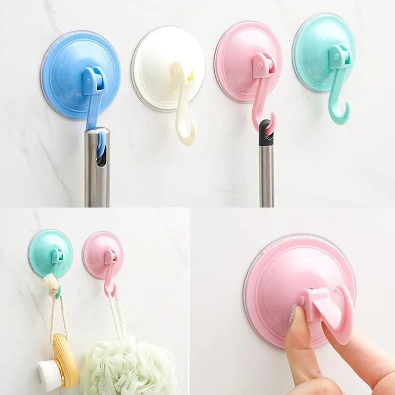 

1pc Creative Punch-free Powerful Suction Cup Hook ABS Hook Removable Seamless Z2P6
