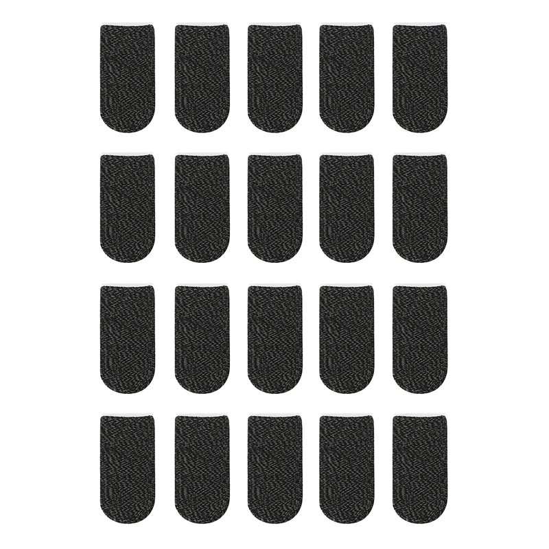 

Профессиональные игровые напальчники 18-Pin черные края медное волокно против пота и нескользящий выпуск 20 шт.