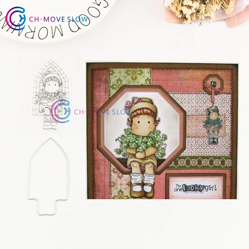 CH клевера для девочек набор вырубных штампов и печатей карты трафарет Бумага