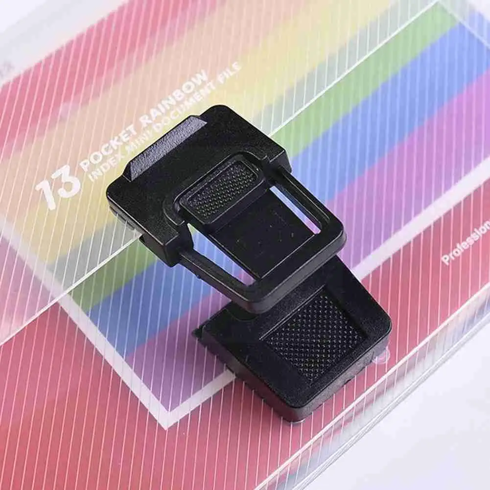 

A6 Plastic Portable File Folder Extension Bill Storage Office Sorting Organizer Bag File Filing A6 Leather Folder