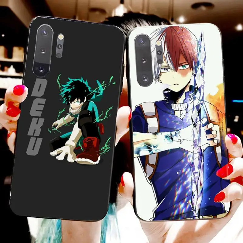 Shoto Todoroki My Hero academic TPU Мягкий силиконовый чехол для телефона Samsung Note 7 8 9 10 pro Galaxy J7 J8 J6