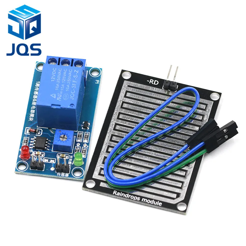 Модуль датчика дождевой воды + релейный модуль управления 5 в 12 В постоянного тока