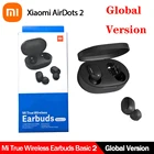 Глобальная версия Xiaomi Redmi Airdots 2 TWS Беспроводные Bluetooth 5,0 наушники Mi True Wireless Earbuds Basic 2 Auto Link twсей061ls