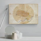 Картина маслом Imola, на холсте, для гостиной, рукопись да Винчи