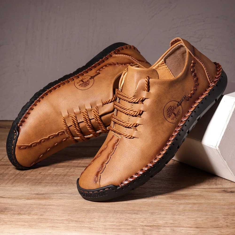 

Dacomfy Men Loafers Shoes Luxury Brand Comfortable Leather Casual Shoes Moccasins Shoes Men Flats Lightweight Driving Shoes