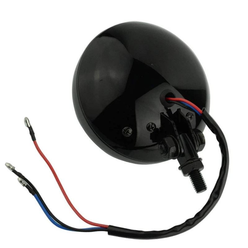 Motorcycle head light lamp H4 4-1/2 Inch Retro Headlight with Grill for Harley Honda Yamaha Kawasaki Suzuki Cafe Racer Chopper B |