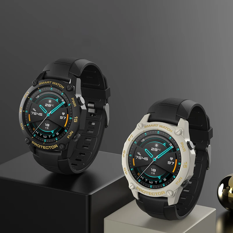 Чехол для часов SIKAI из ТПУ Huawei GT2 цветной защитный чехол смарт 46