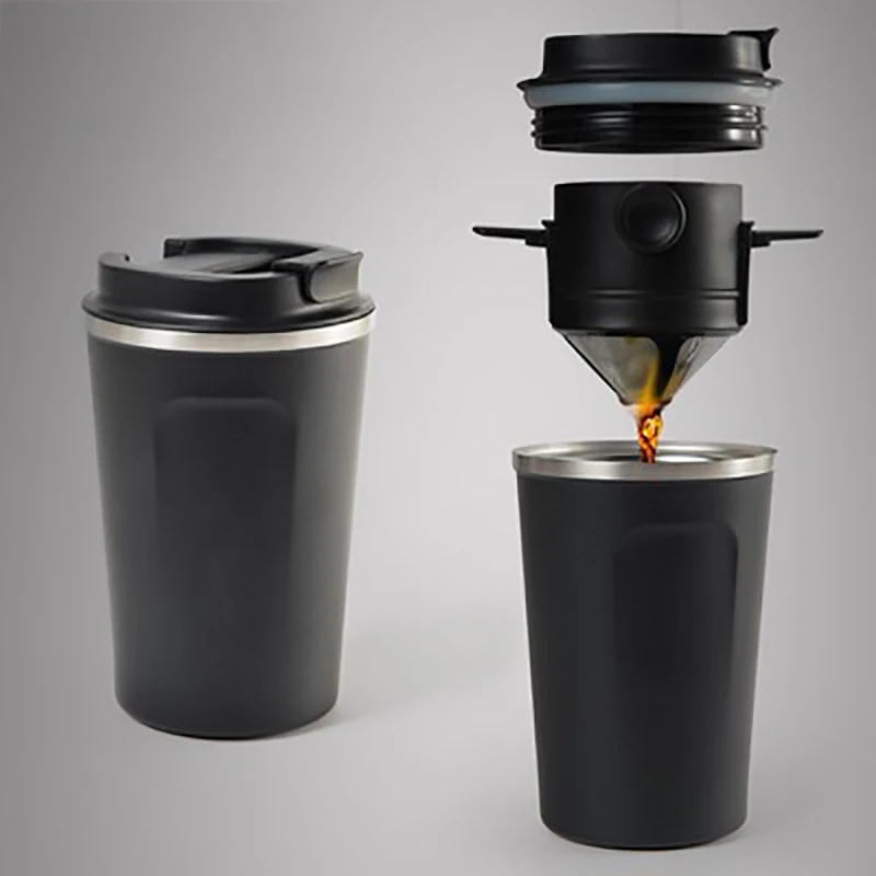 Креативный кофейник MICCK с крышкой кофейная кружка из нержавеющей стали бутылка