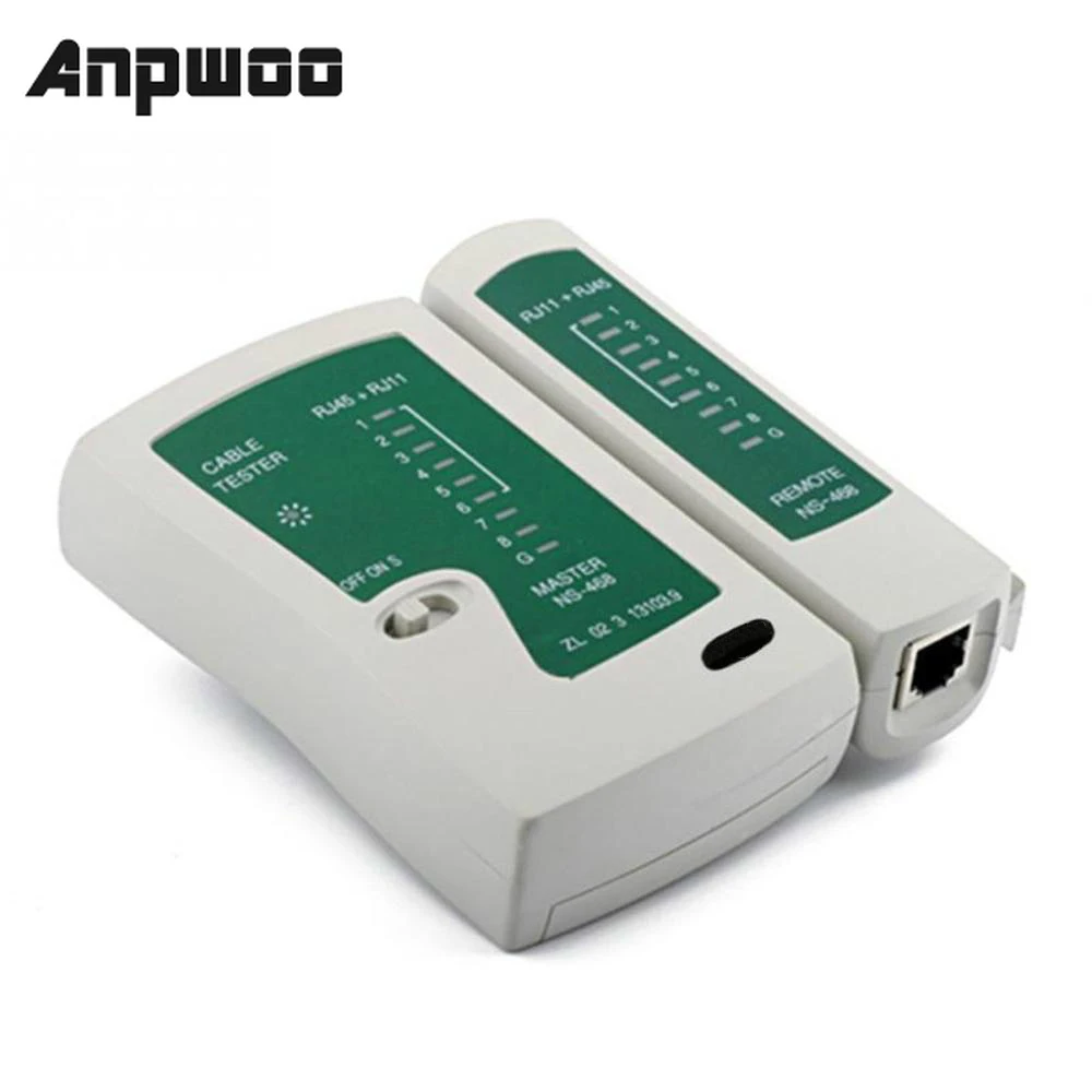 Профессиональный тестер сетевого кабеля ANPWOO RJ45 RJ11 RJ12 CAT5 UTP LAN детектор удаленные
