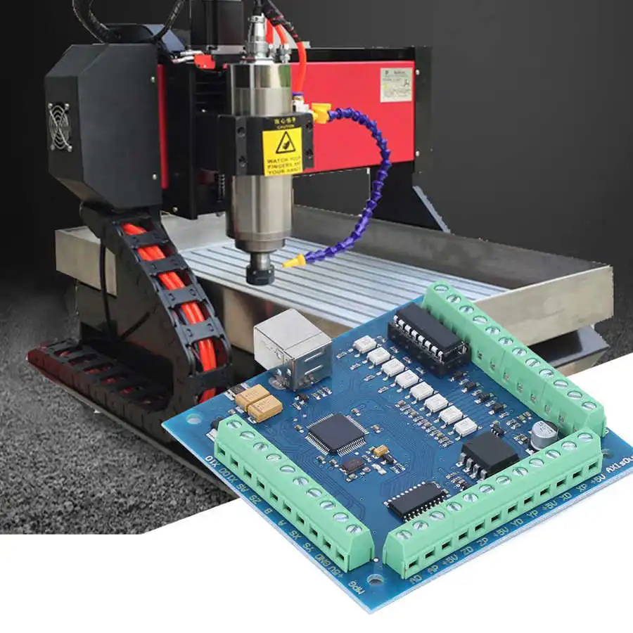 Контроллер гравировальной машины USB CNC плата управления шаговым перемычком 4 оси