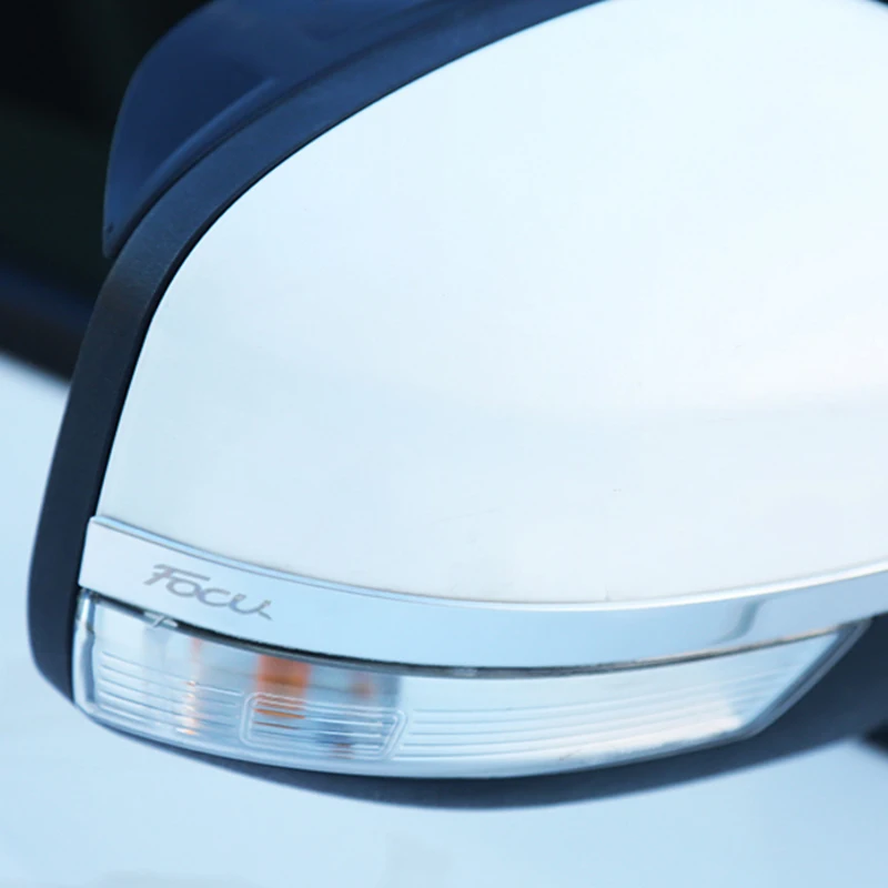 Небольшой Тюнинг автомобиля зеркало заднего вида полосы для Ford Focus 2012-2018