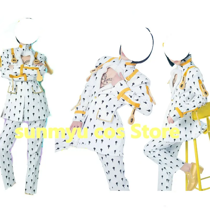 

Приключения Джоджо Золотой ветер Bruno Bucciarati Косплэй костюм, изготовление размеров под заказ Хэллоуин оптовая продажа