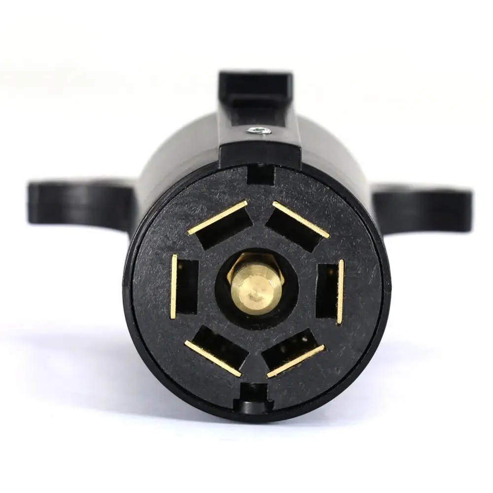 7-hole Trailer Plug Blade Circular Connector RV Parts 12V Towbar Tow-trailer End Supply for Your Caravan and Truck. | Автомобили и