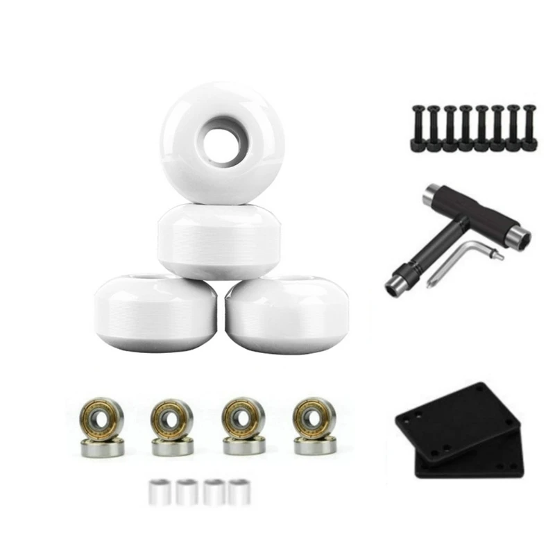 

100A Skateboard Longboard Wheels 52x32mm Wheel with Bearing for Longboard Skateboard Wearproof