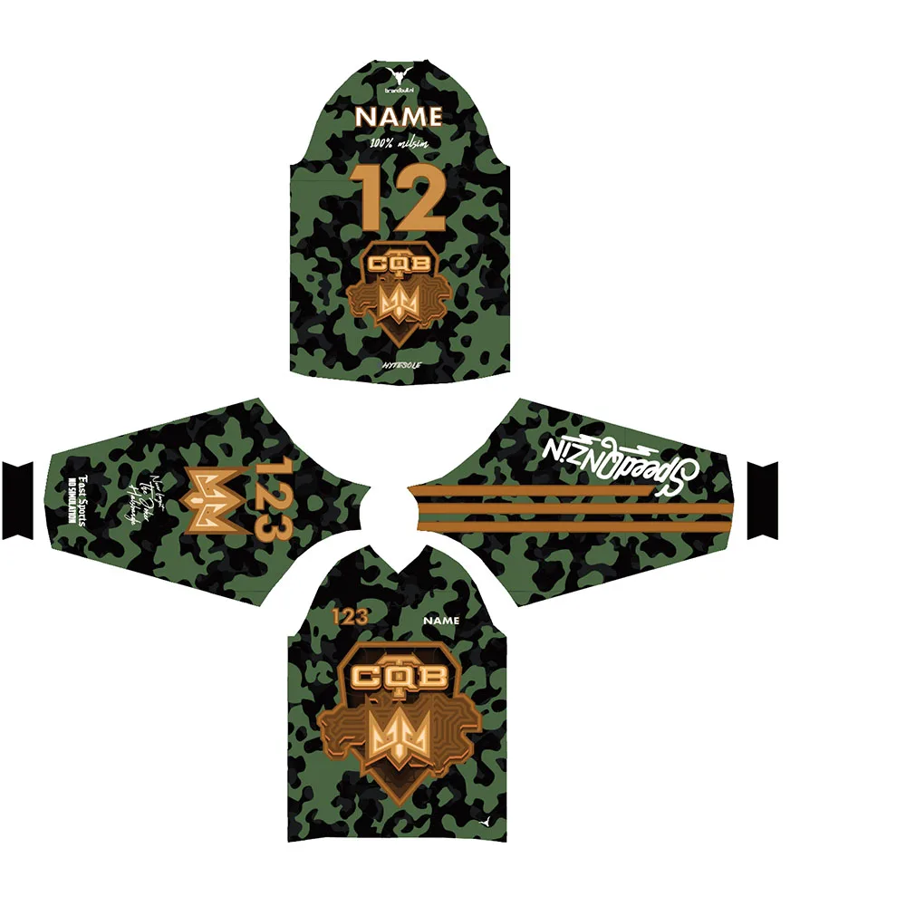 2022 new arrival SQB TEAM sport paintballs motocross jersey airsoft downhill enduro bike | Спорт и развлечения
