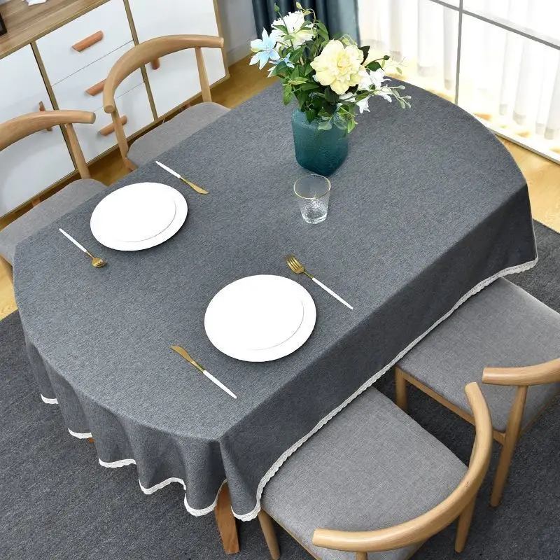 Однотонная Декоративная скатерть для растушевки кружевная Водонепроницаемая