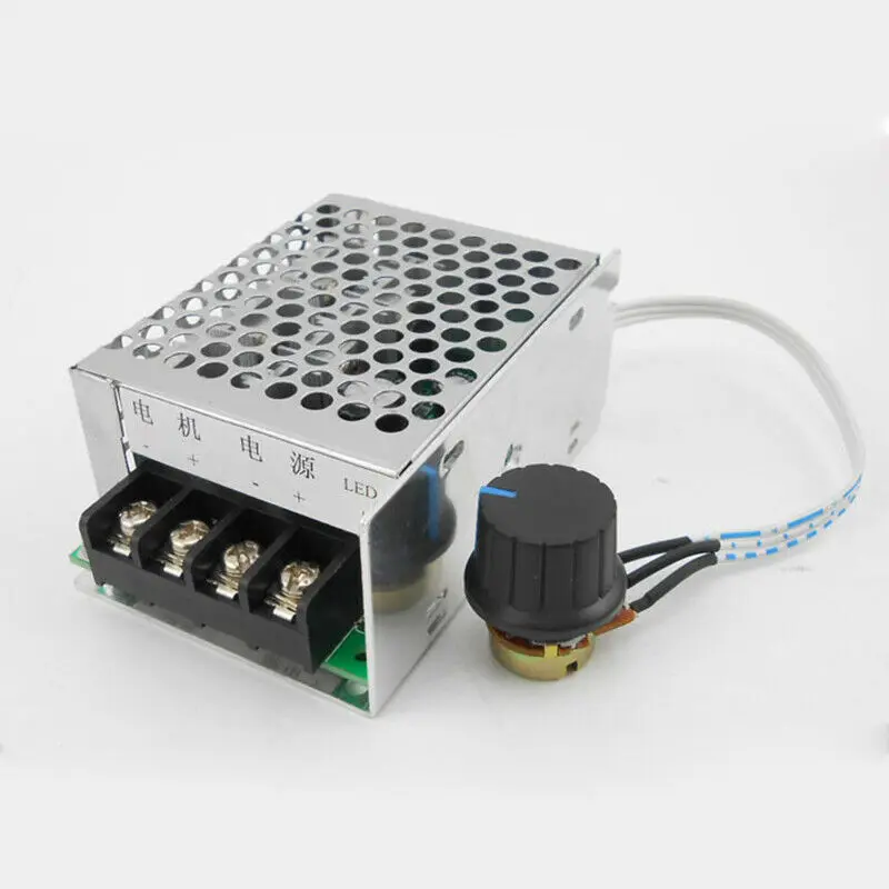 Регулятор скорости двигателя ШИМ контроллер DC 9 60 в 12 В 24 36 48 40 А щеточный