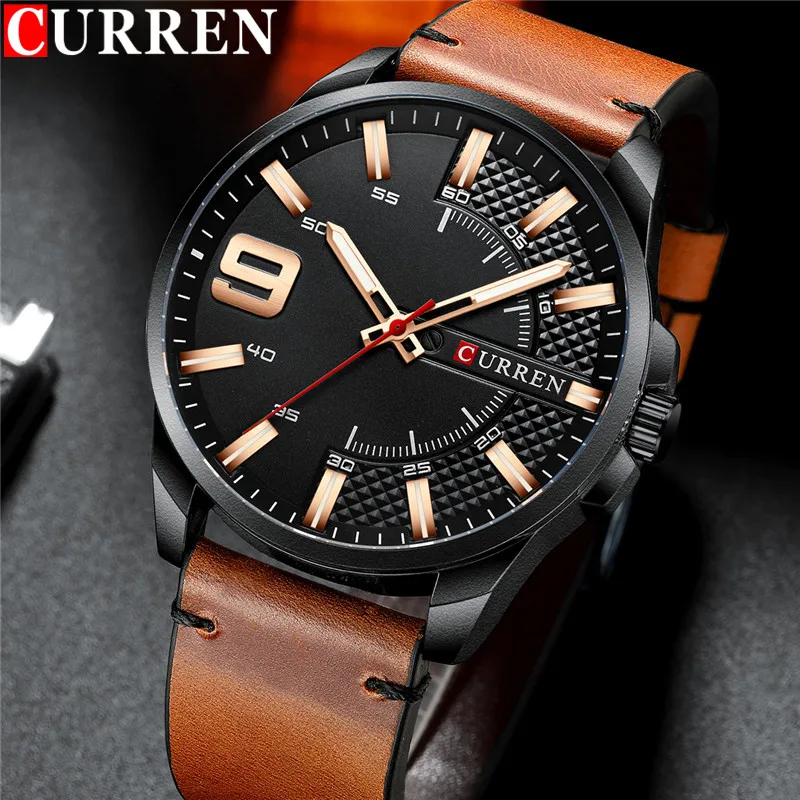 CURREN спортивные мужские часы Топ люксовый бренд военная армия Бизнес Мужские
