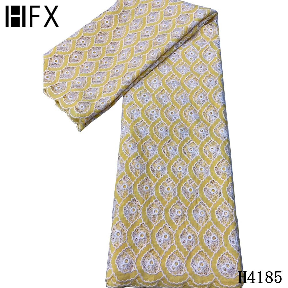 HFX последние африканский гипюр кружево ткань 2021 Высокое качество растворимые в