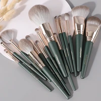 14pcs makeup brushes set cosmetic foundation powder blush eye shadow lip blend wooden make up brush tool kit maquiagem