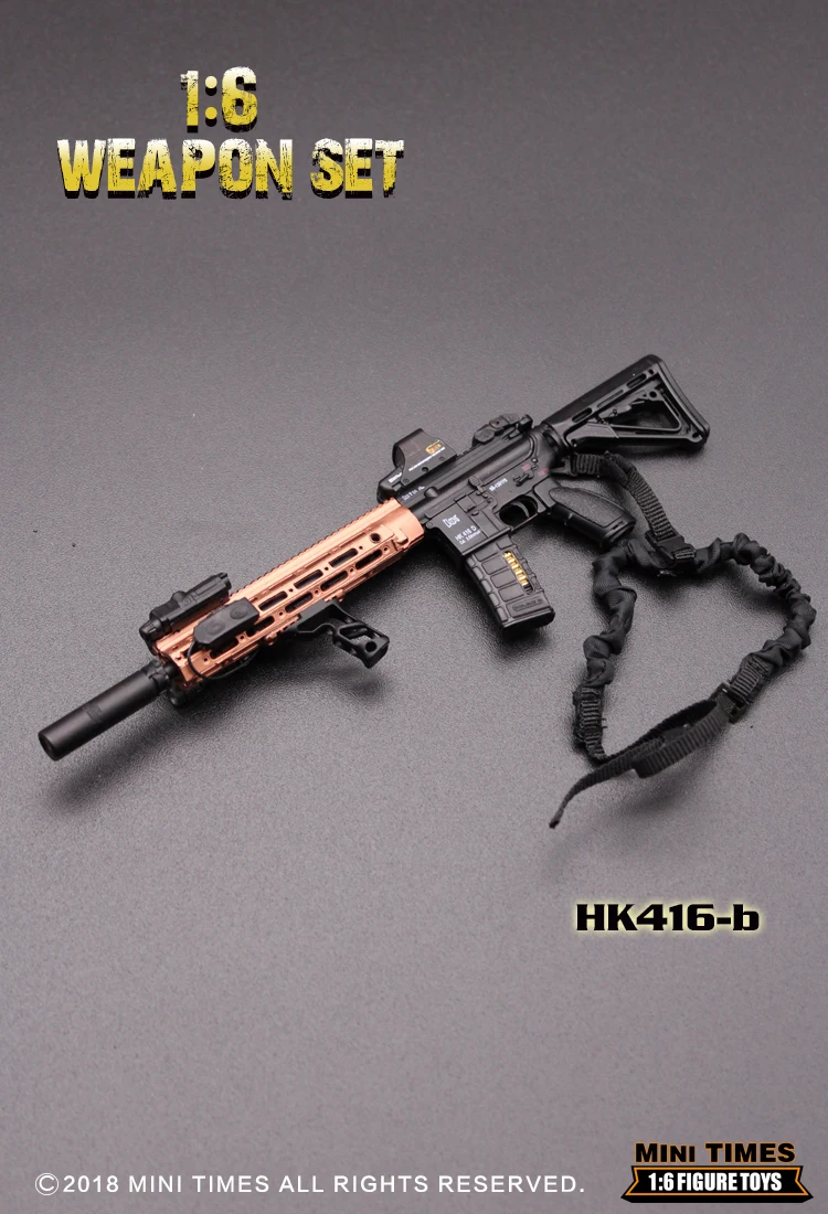 1/6 весы мини-игрушки 1/6 HK416 серии M4 винтовка оружие Модель игрушки для 1" фигурки аксессуары коллекции игрушки